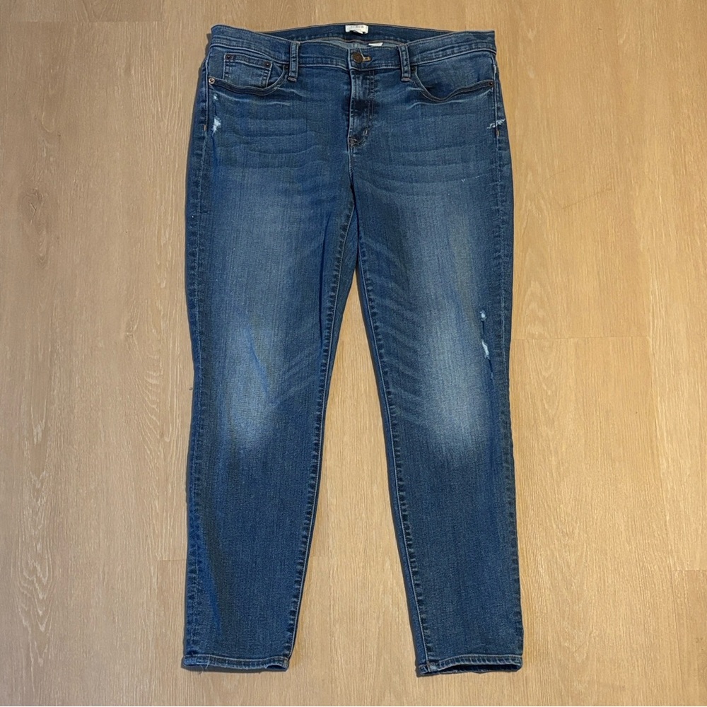 J. Crew Women's Stretch Skinny Blue Jeans size 31